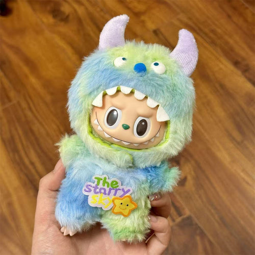Labubu Doll Clothes for 17cm Plush Toy & Gen 1/2 Keychain Vinyl Figure | Replacement Outfit Set